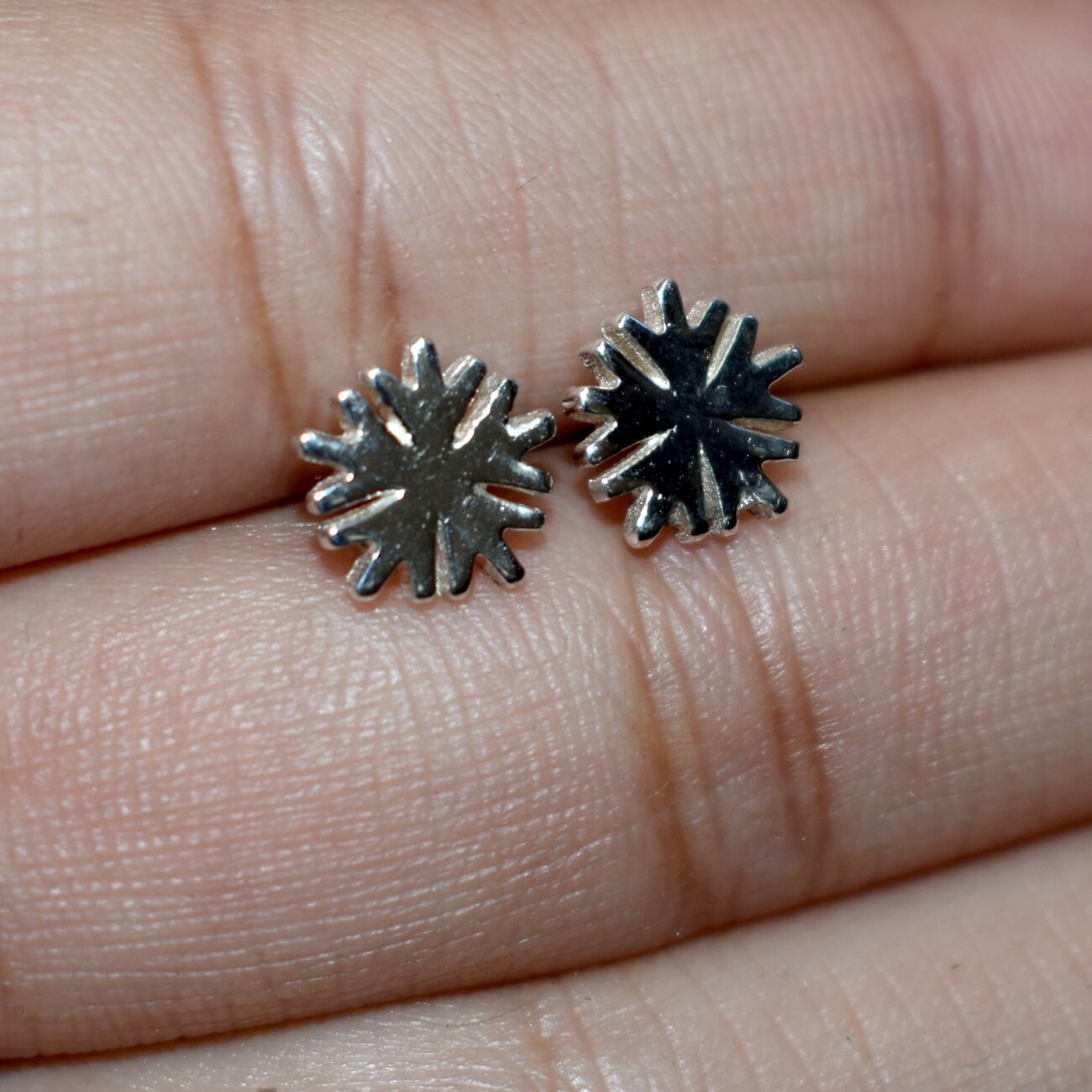 Silver 925 studs stud earrings 9 types of studs minimalist Etsy