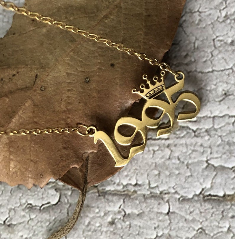 Gold 1995 Birth year necklace,Anniversary Gift,Anniversary Necklace,Birthday Necklace,wedding date necklace,Number necklace,Christmas Gift