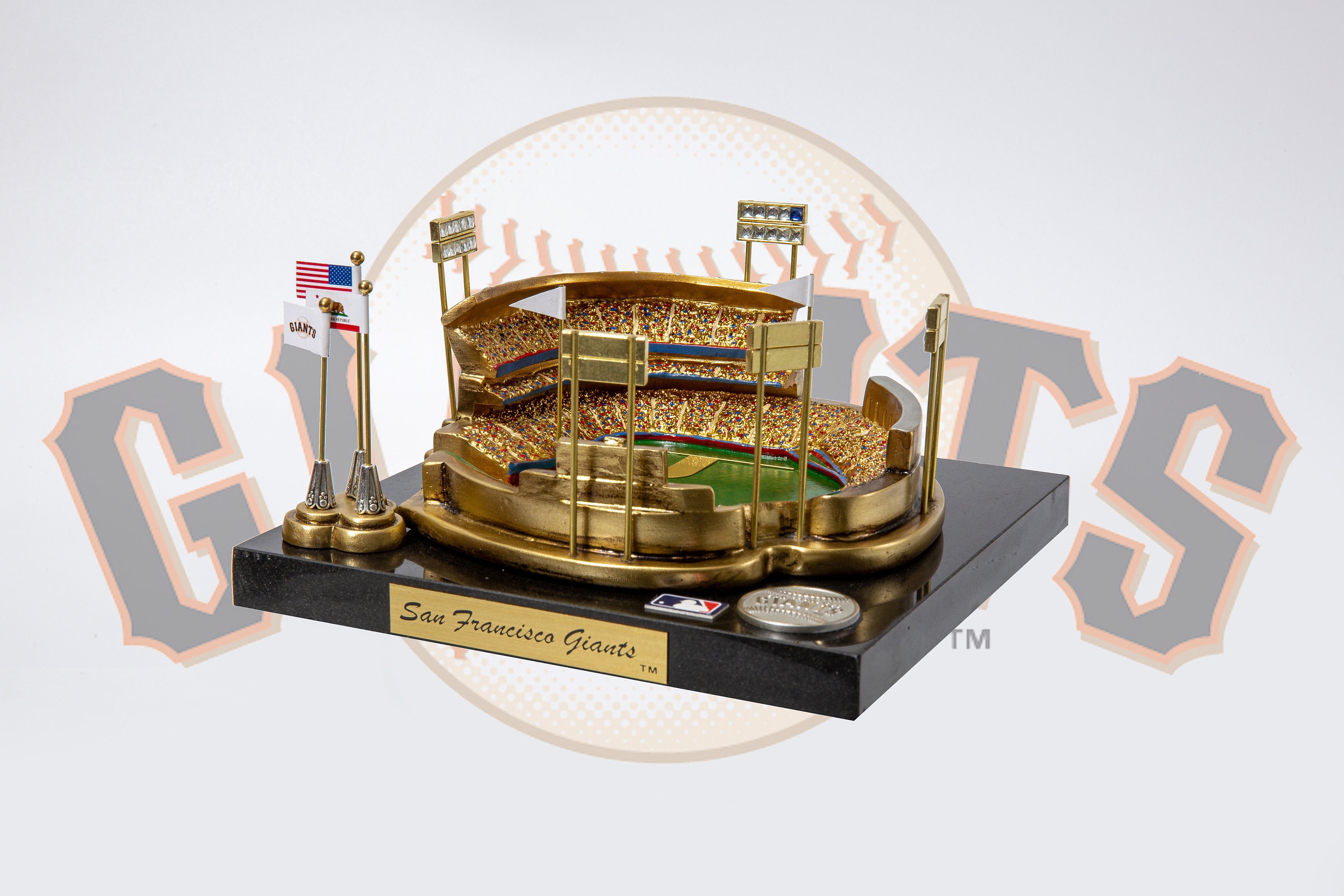 Candlestick Park Miniature Stadium Replica San Francisco Etsy