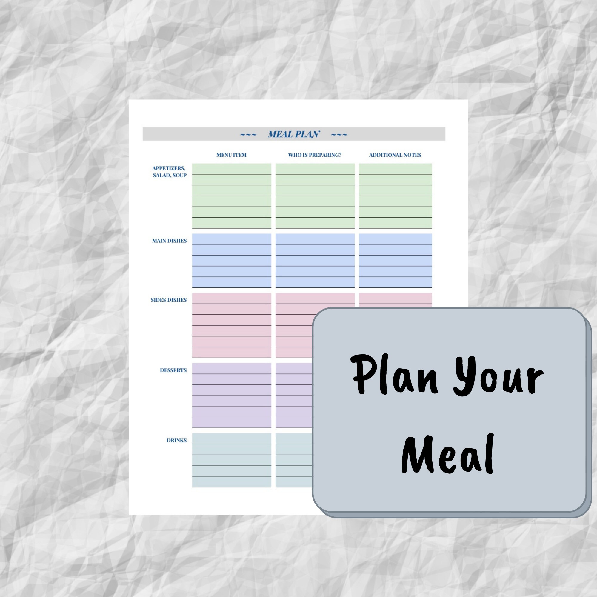 Printable Party Planner Party Planning Worksheets Party | Etsy