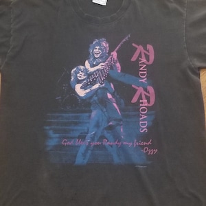 Vintage Ozzy Osbourne "Randy Rhoads" Concert Tshirt