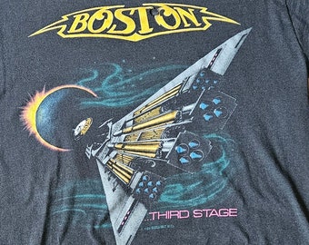 1987 Boston Third Stage Tour T-shirt Size Large Made in USA - Etsy