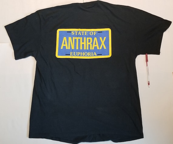 Vintage Anthrax Euphoria Concert Tshirt - image 2