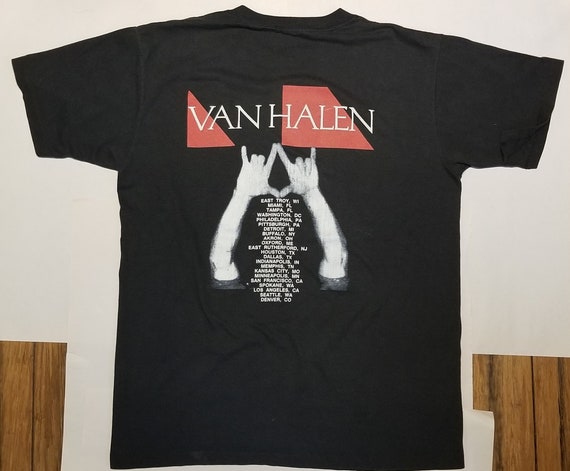 Vintage Van Halen OU812 Concert Tshirt - image 2