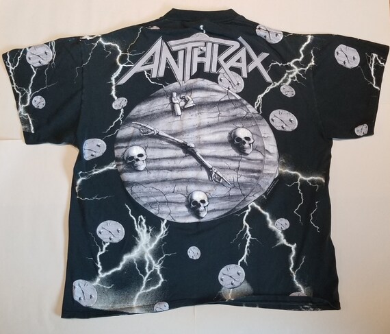 Vintage Anthrax Persistence of Time Concert Tshirt - image 2