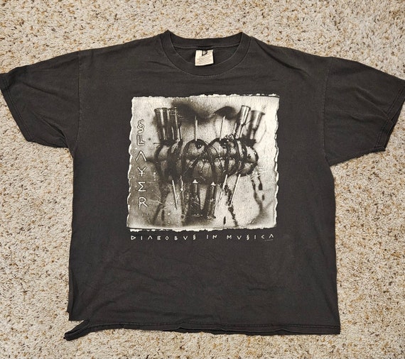 Vintage - 1998 - Slayer - Diabolus in Musica - Concert T-shirt - Etsy