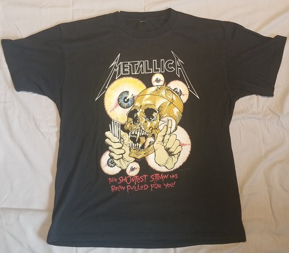 Vintage Metallica "The Shortest Straw" Concert Tsh