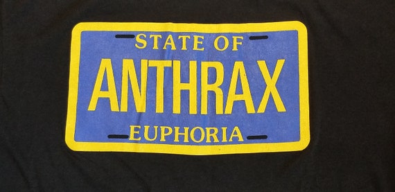 Vintage Anthrax Euphoria Concert Tshirt - image 5