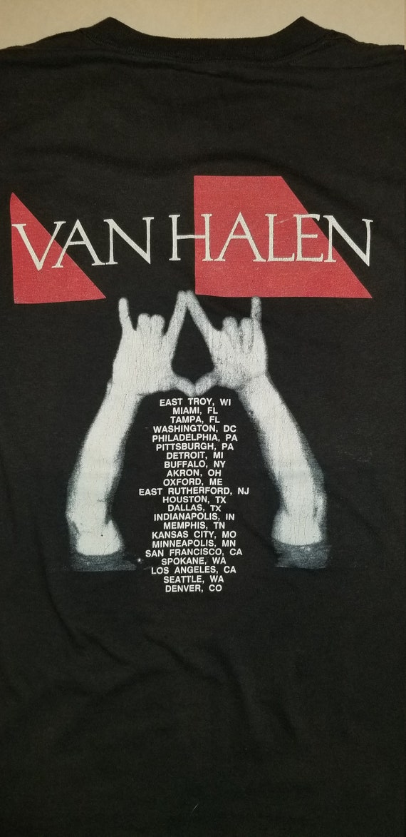 Vintage Van Halen OU812 Concert Tshirt - image 7