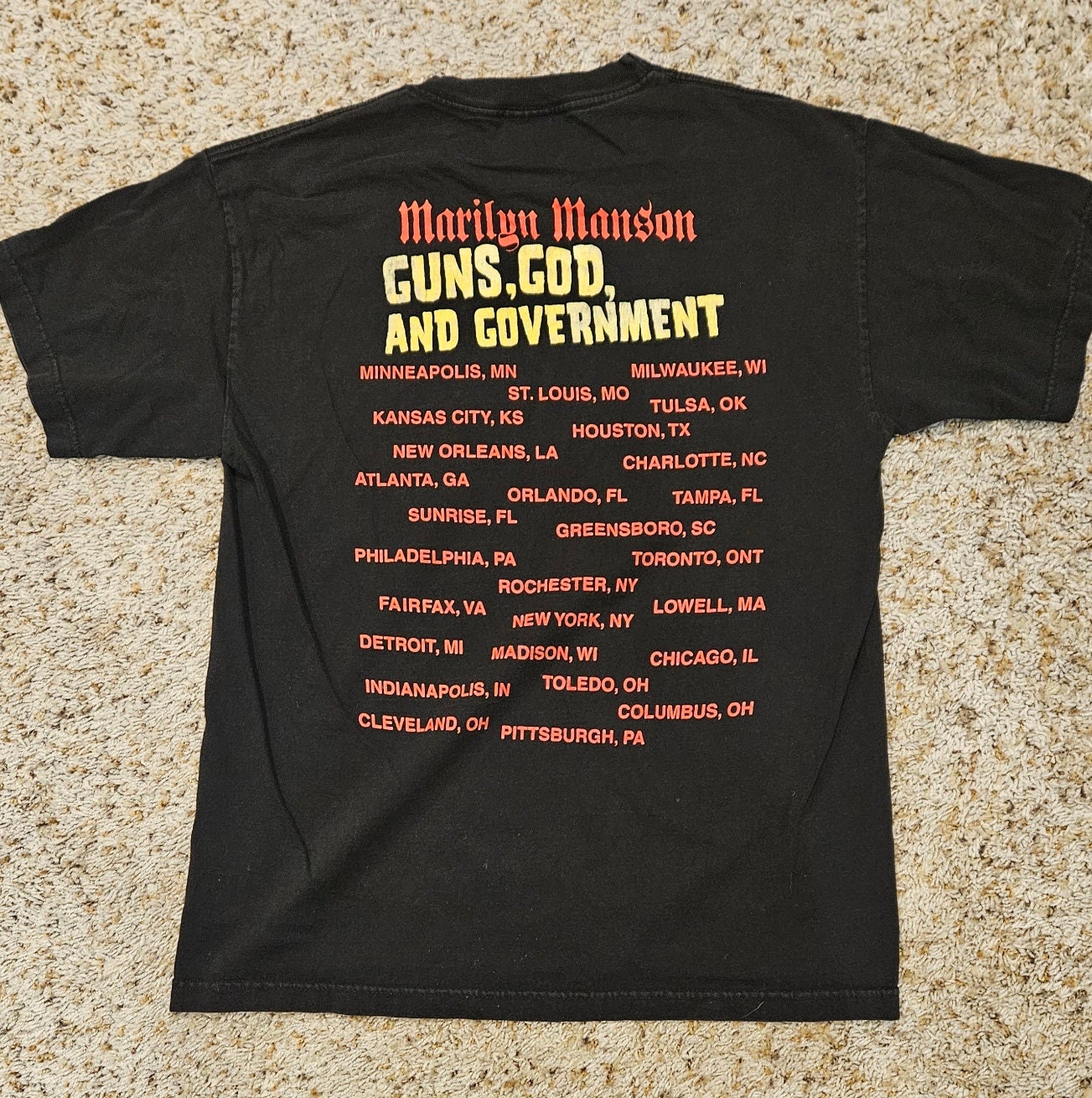 Vintage - Rare 2000 - Marilyn Manson - Guns, God, Government