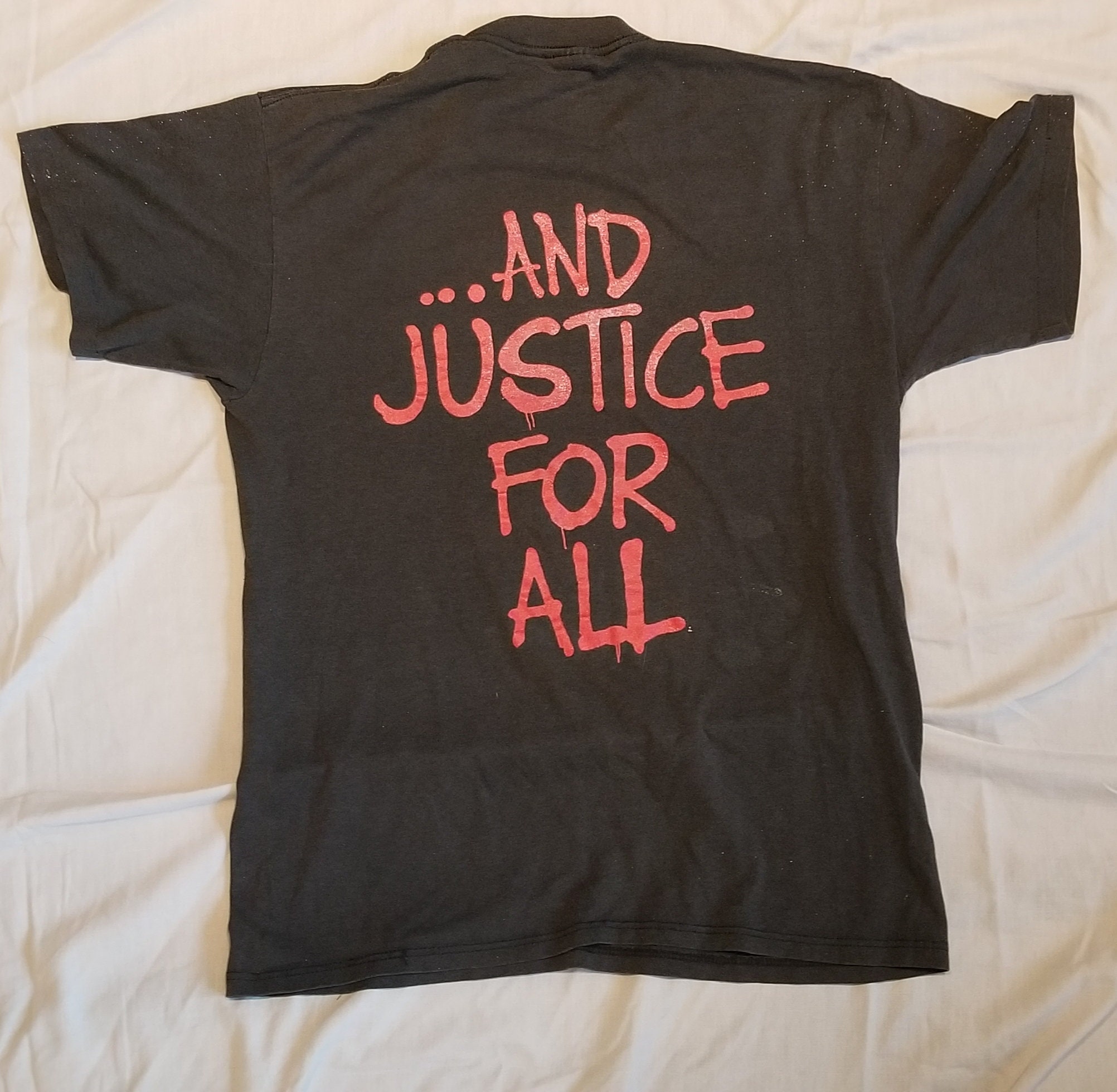 T*Y様 LLICA And Justice for All バンドTシ Vintage Metallica 