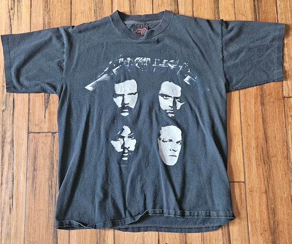 Vintage Metallica "The Four Face Black" 1991 Conc… - image 1