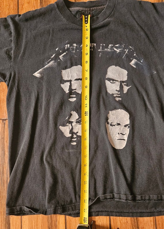 Vintage Metallica "The Four Face Black" 1991 Conc… - image 4