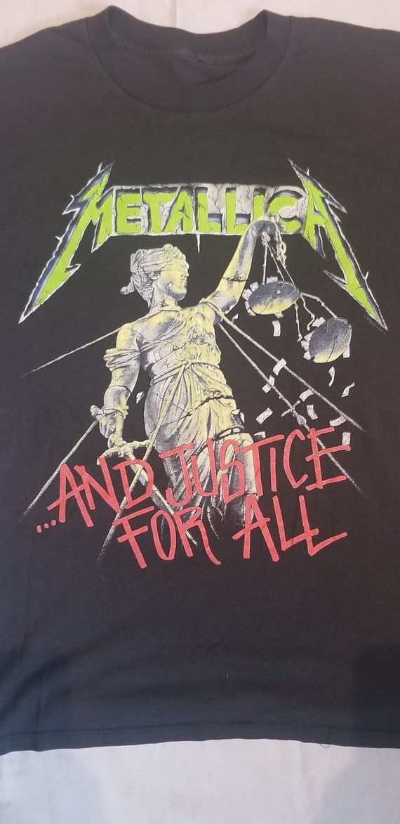 Vintage Metallica "And Justice For All" Tour 88' … - image 3