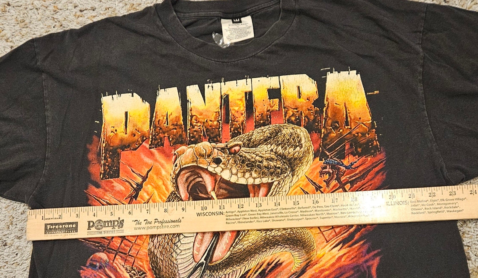 PANTERA EUROPEAN TOUR 1998 Tシャツ XL s-l1200.jpg