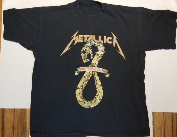 Vintage Don't Tread On Me Metallica Concert Tshirt