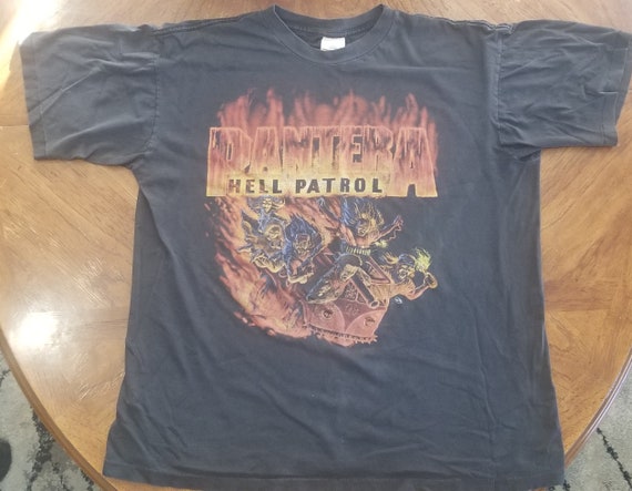Vintage Pantera "Hell Patrol" Concert Tshirt