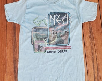 Vintage Genesis World Tour 78&#39; Tshirt