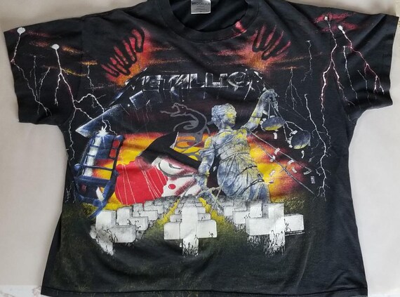 Vintage Metallica 1991 Full Album Collage All Over