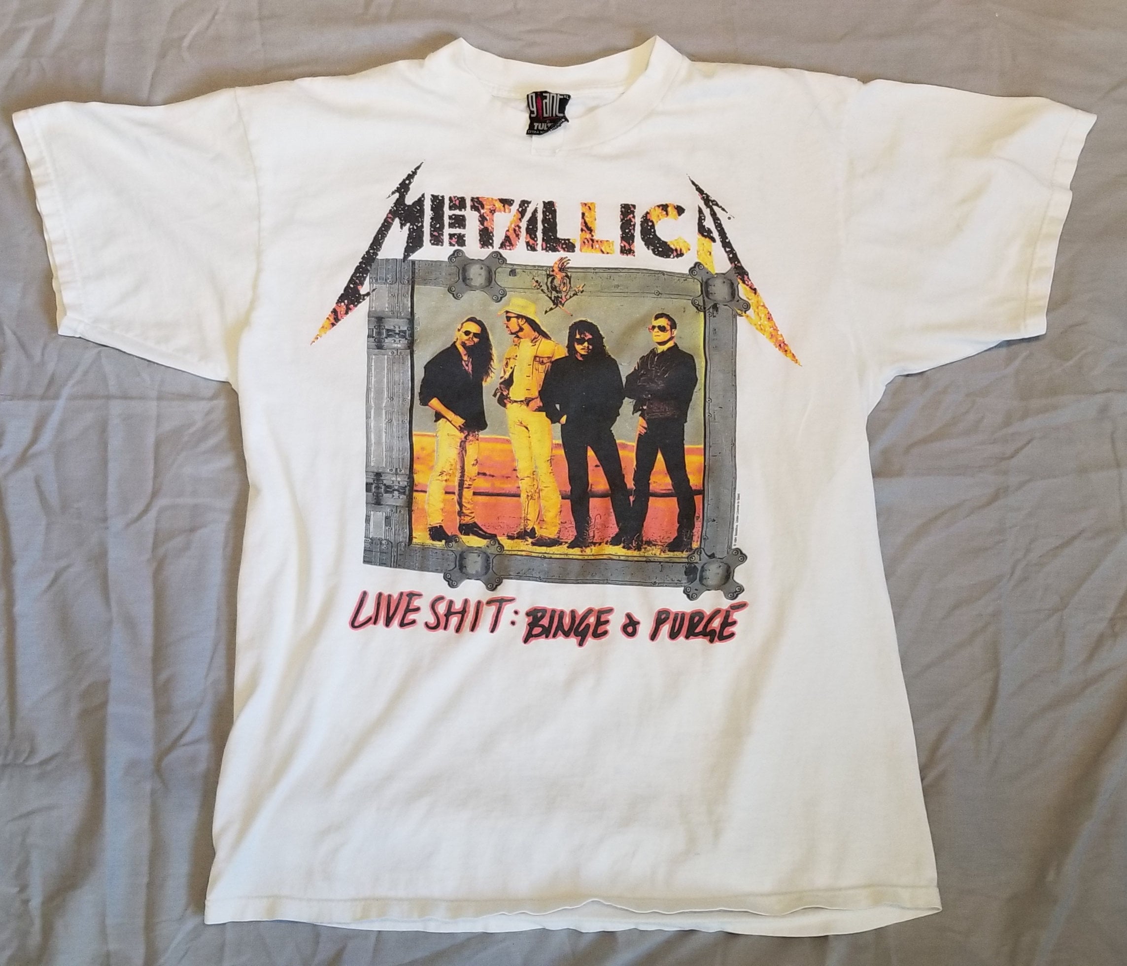 RARE Vintage Metallica Summer Sh*t '94 Pushead 1994 Metal Concert