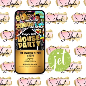 Throwback 90s 2000s Digital Invite