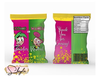 Fairly Odd Parents Chip Bag Wrapper