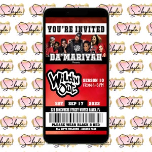 Wild&#39;N Out Birthday Custom Invitation
