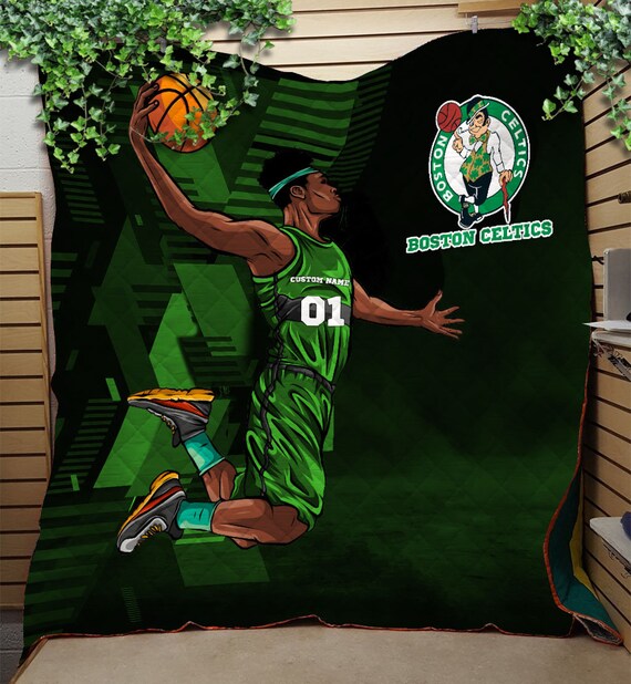 Passen Sie Boston Celtics Quilt / NBA Golden State Warriors Etsy
