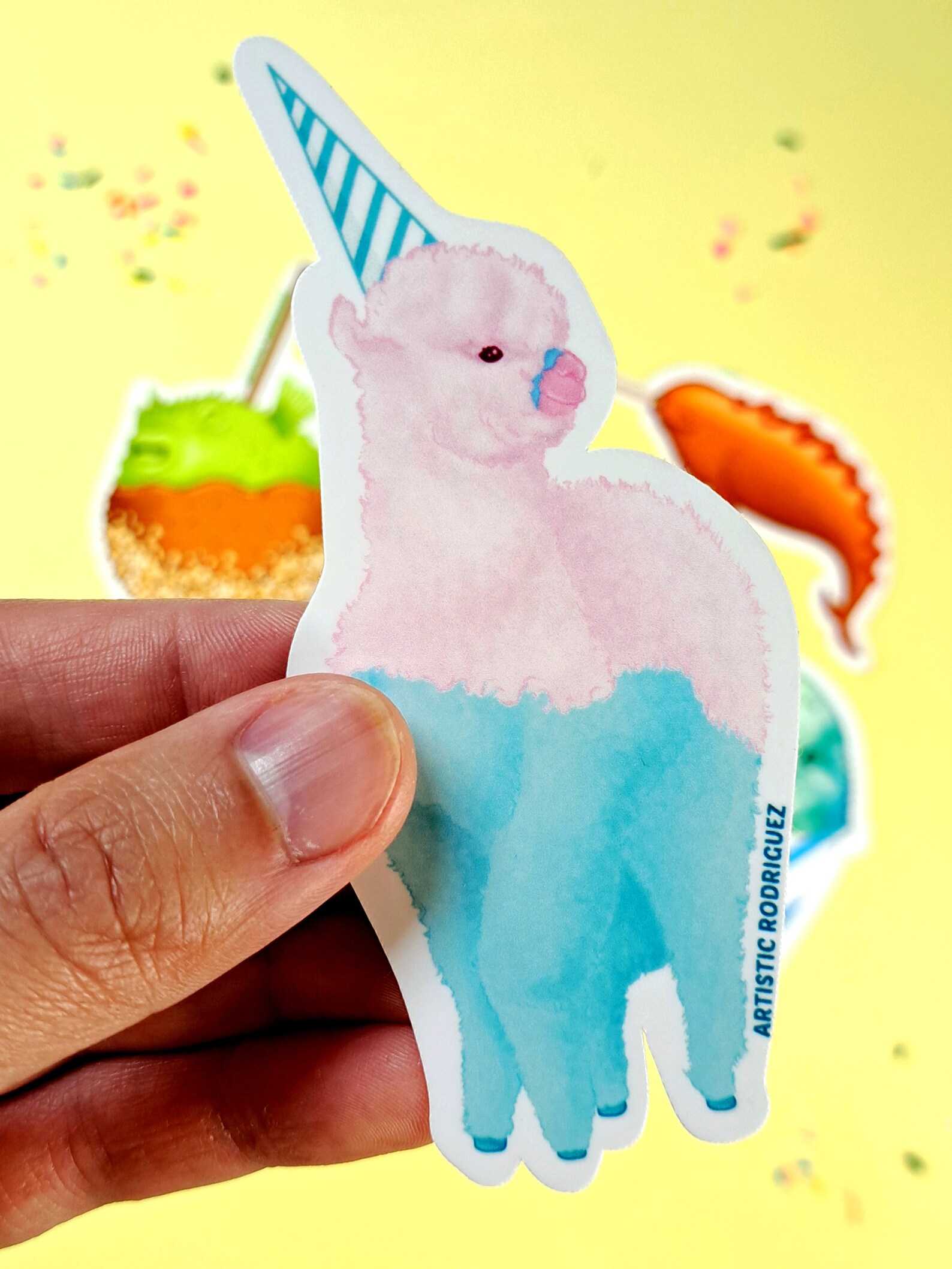 Carnival Snacks Sticker Pack Sweets Food Cute Stickers - Etsy