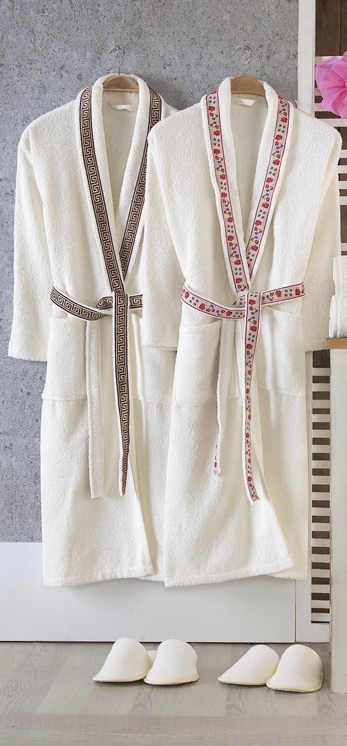 Family Bathrobe Set 16 Pieces I Turkish Bathrobe I Turkish Etsy