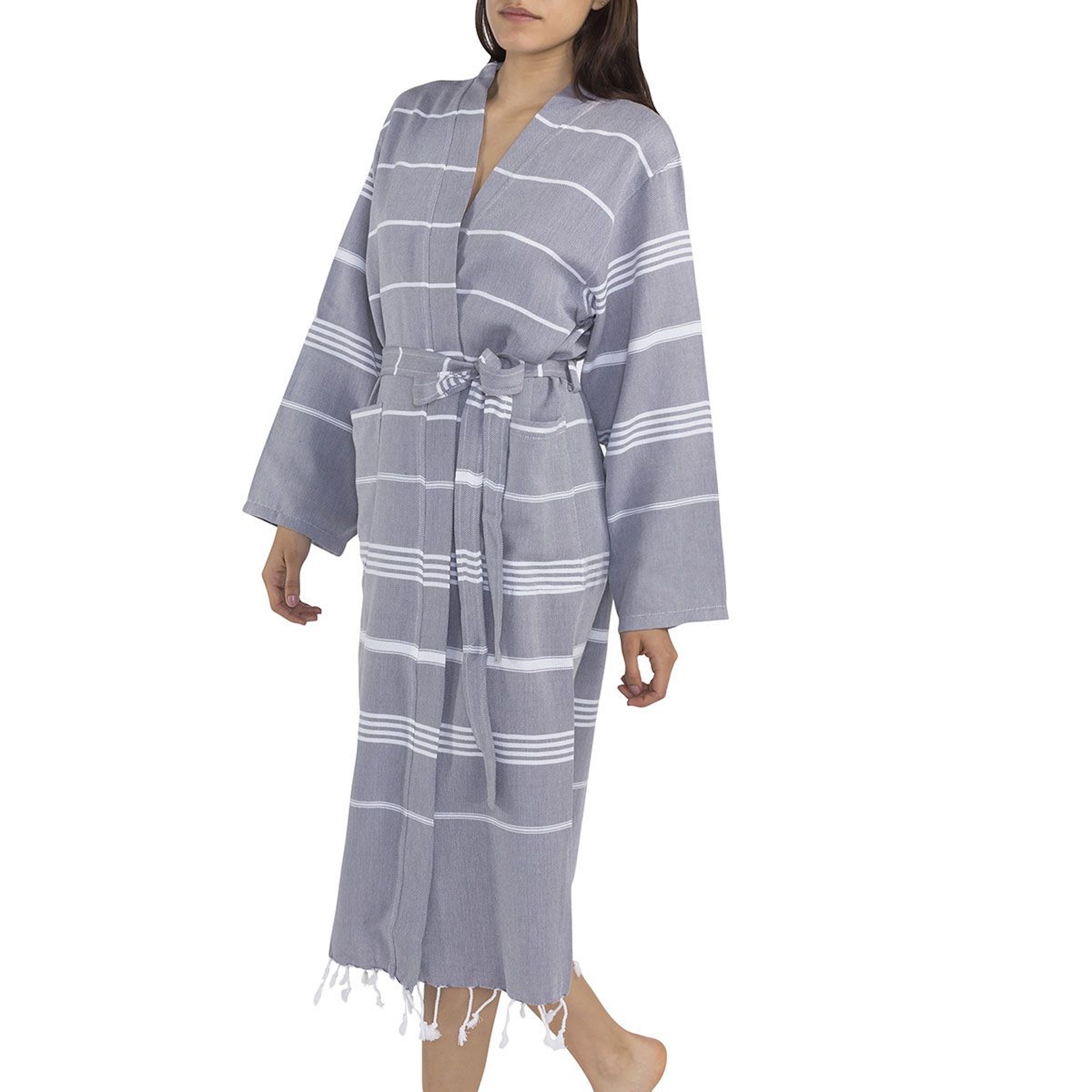 Set of 2 Turkish Bathrobe Turkish Towel Robe Turkish Etsy