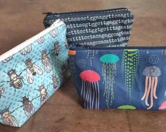 Science teacher pencil case Scientist gift Science teacher gift Periodic table pouch Teacher pouch Science teacher zipper pouch