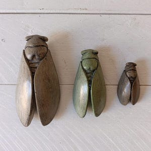Handmade Resin Cicada Wall Decor: French Provence Insect Art