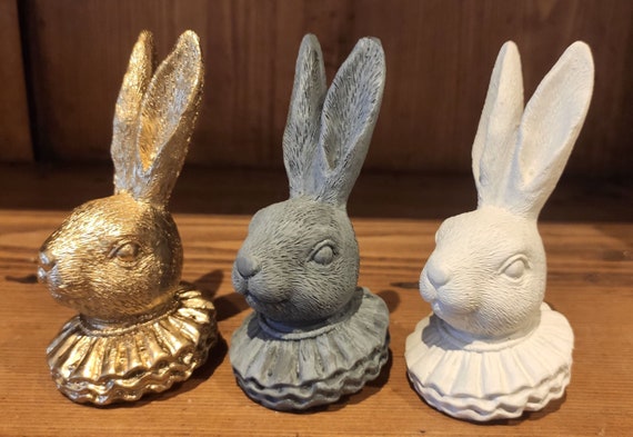 Garneck Lapin Céramique Figurines Décoratives Accessoires De Rangement Pour Bureau Et Étagère