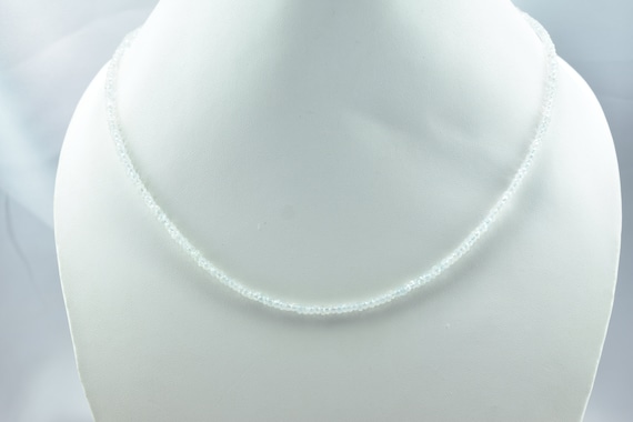 Cheriswelry 1 Strang Natürliche Aquamarin-Perlenstränge, 4 Mm, Gebohrter Edelstein, Facettierte Rondelle, Lose Perlen Für Schmuck, Halsketten, Armbänder
