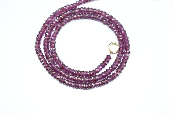 Collana Di Qualità AAA Acquamarina Naturale Rondelle - Foto 2