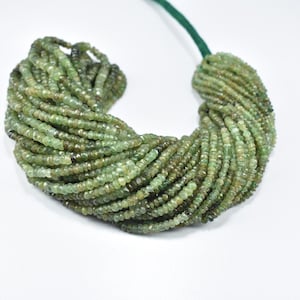 Natural Emerald Faceted Rondelle Beads 16 Inch 1 Strand 2.50mm - 3.50mm, Emerald Shaded Gemstone Beads, Emerald Wholesale Beads Strand