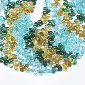 Best Quality Multi Apatite Smooth Pear Shape Beads 3.5X5.5mm - 5X7.5mm, Natural Multi Apatite Gemstone Beads 8 Inch, Apatite Brioette Beads