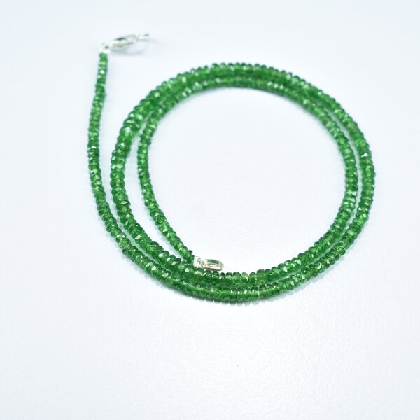 Tsavorite & Spinel Bolt Pendant Necklace