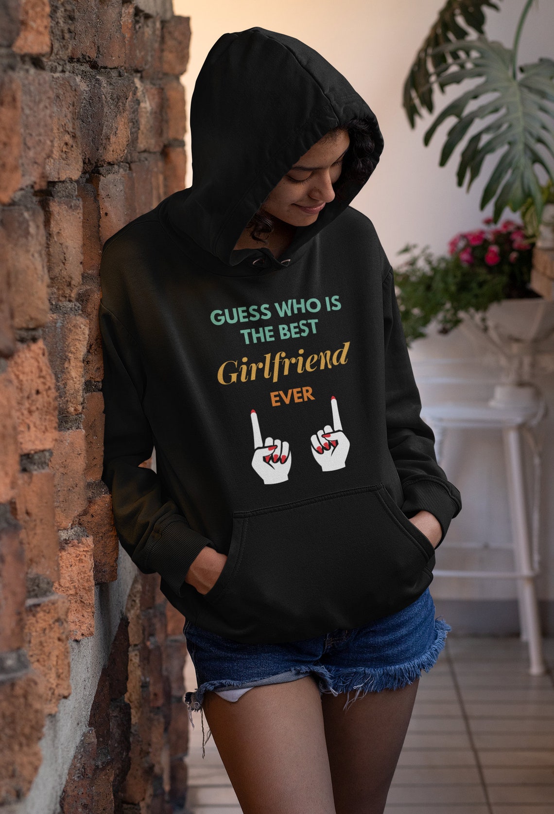 Best Girlfriend Ever Hoodie Best Girlfriend Hoodie Etsy