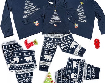 matching pyjamas and babygrow