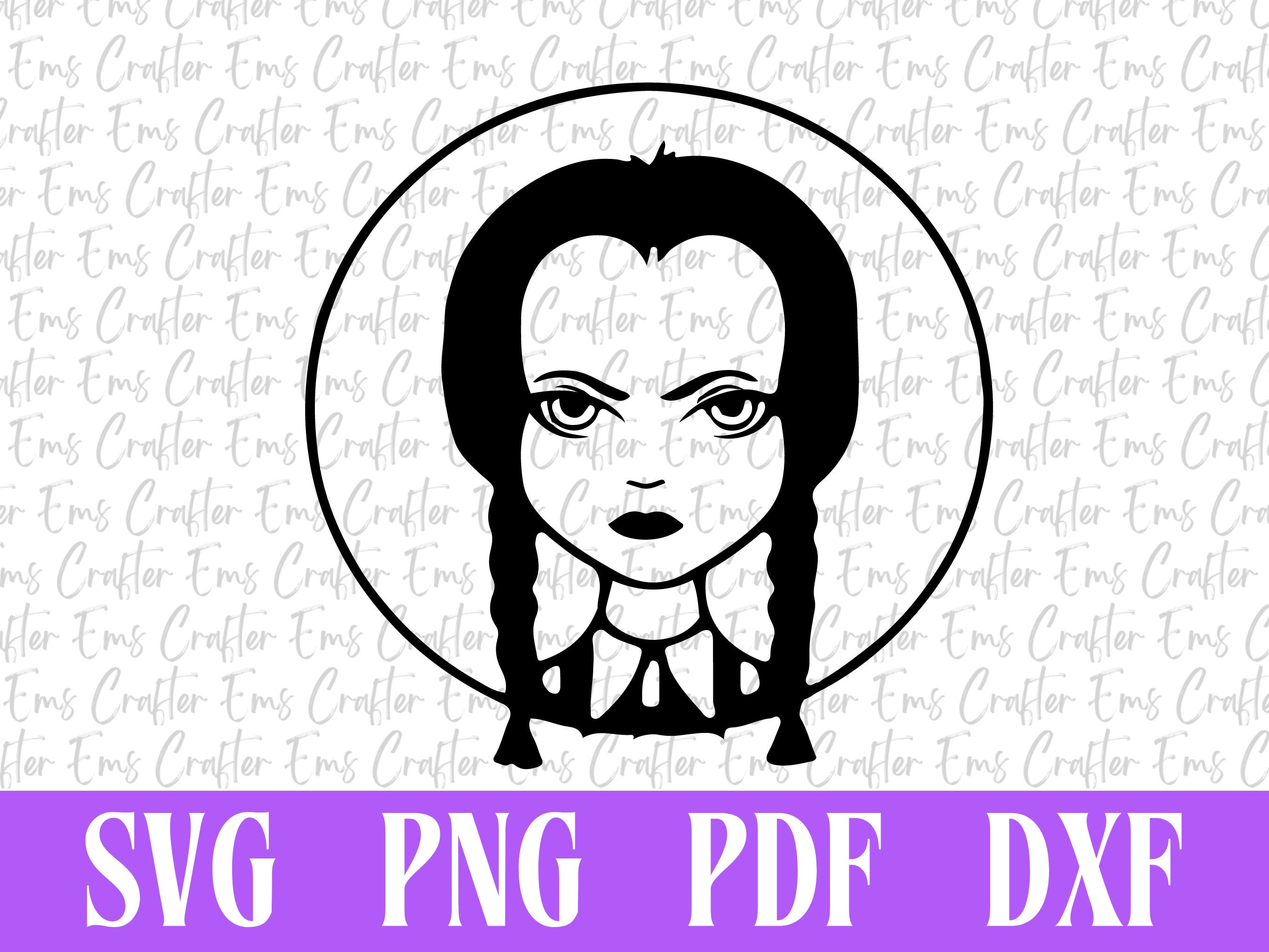 Thing Wednesday Addams Svg File For Cricut Silhouette Download | Sexiz Pix