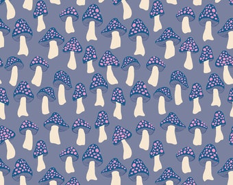 Darlings 2 by Ruby Star Society for Moda Fabrics RS5057-13 Mushrooms Denim