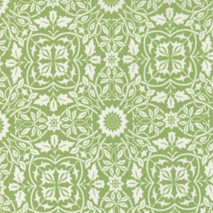 Christmas Stitched by Fig Tree & Co for Moda Fabrics 20446-12 Pine