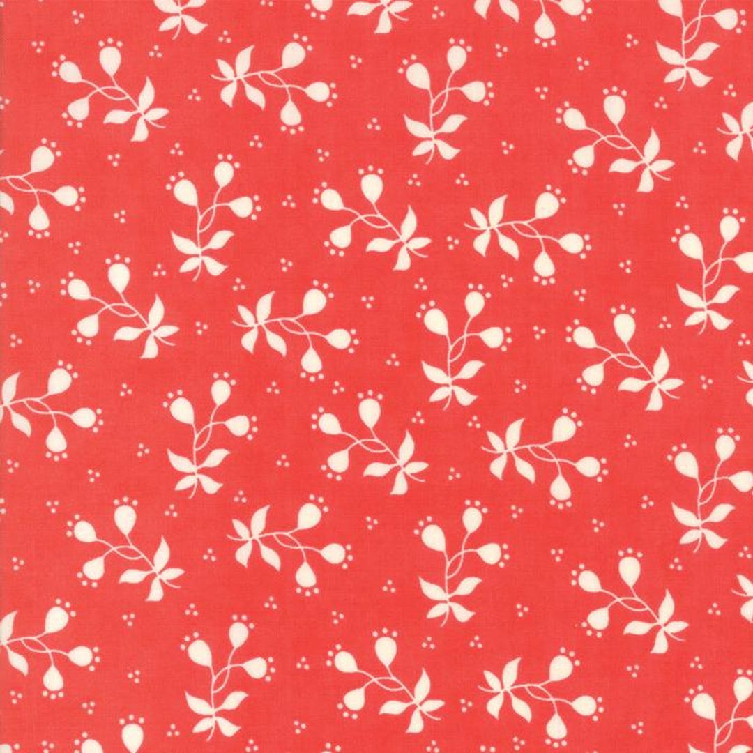 Scarlet and Sage by Fig Tree & Co for Moda Fabrics, RARE OOP Item 20366 ...