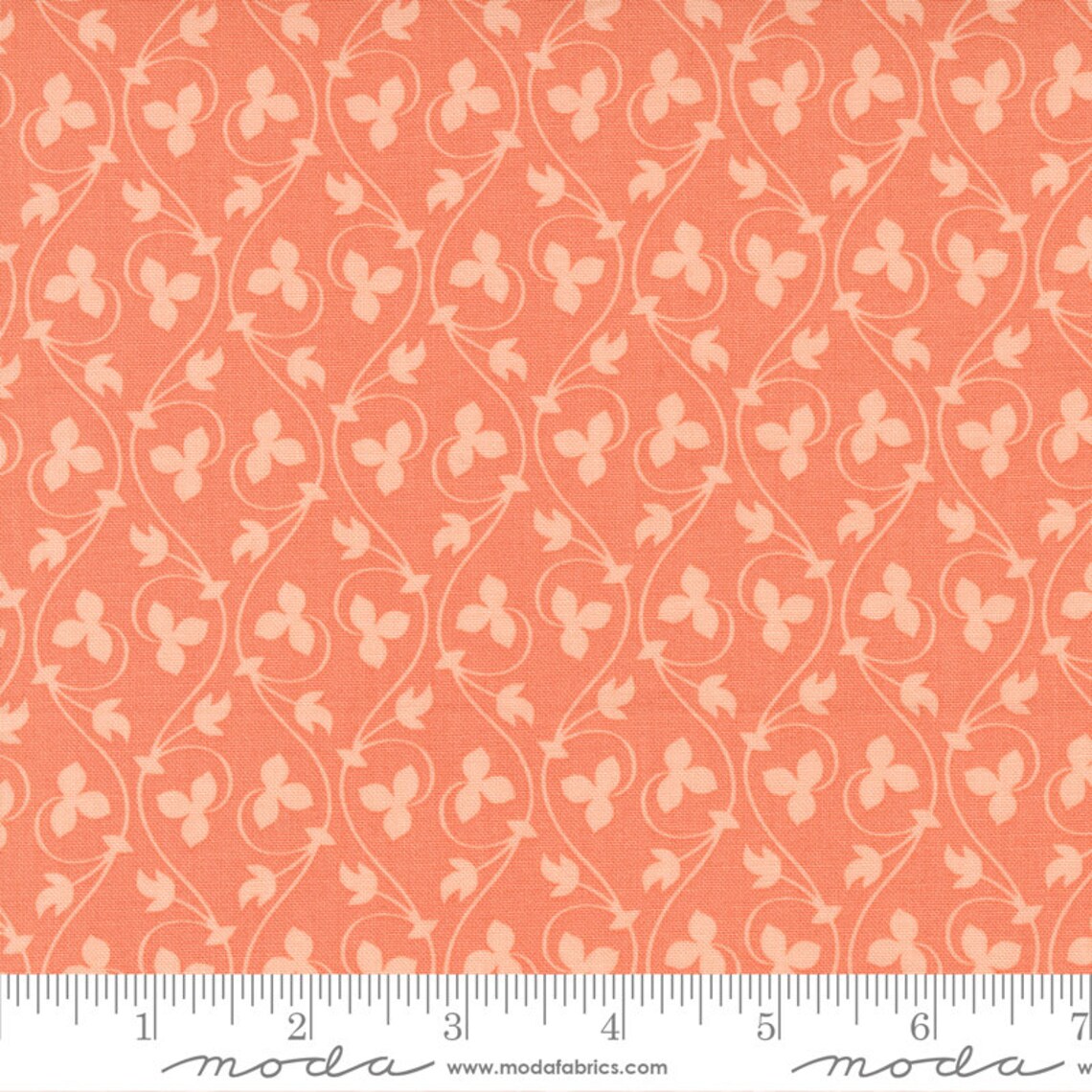 Cinnamon & Cream by Fig Tree and Co for Moda Fabrics 20455-18 Coral - Etsy