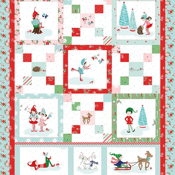 Pixie Noel 2 by Tasha Noel for Riley Blake Designs Fabrics Panel P12120