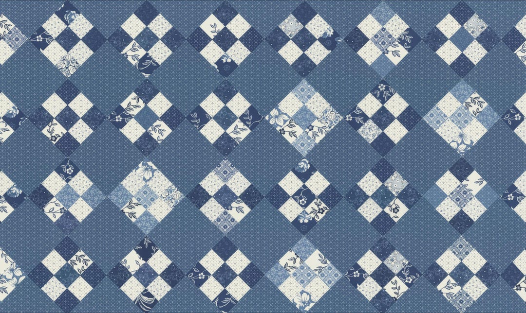 Denim & Daisies by Fig Tree and Co for Moda Fabrics Patchwork Panel ...