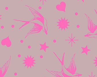 Neon Fairy Flakes - Neon True Colors by Tula Pink for Free Spirit Fabrics PWTP157 Cosmic