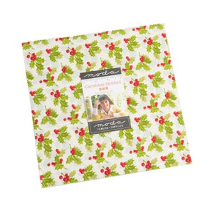 Christmas Stitched by Fig Tree & Co for Moda Fabrics Layer Cake 20440LC
